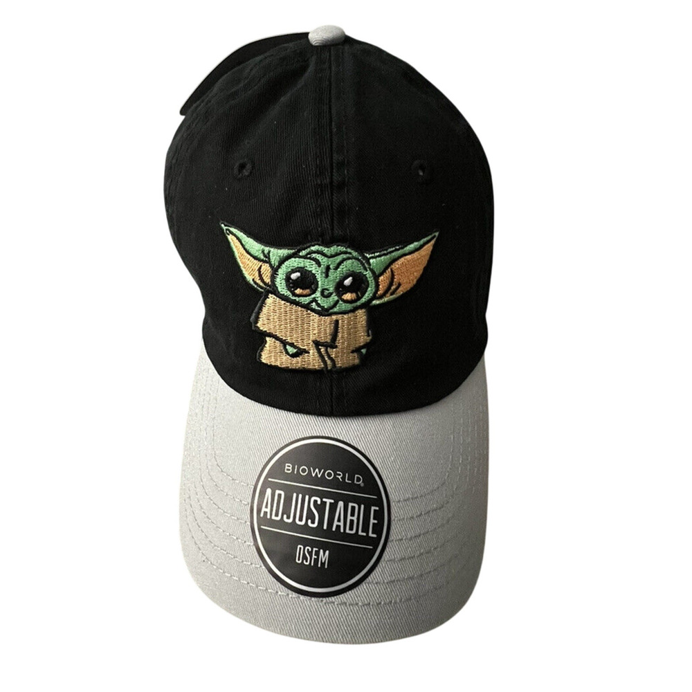 Disney Star Wars Mandalorian Baby Yoda Hat Cap OSFM Embroidered New